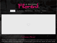 Tablet Screenshot of la-maison-florent.com